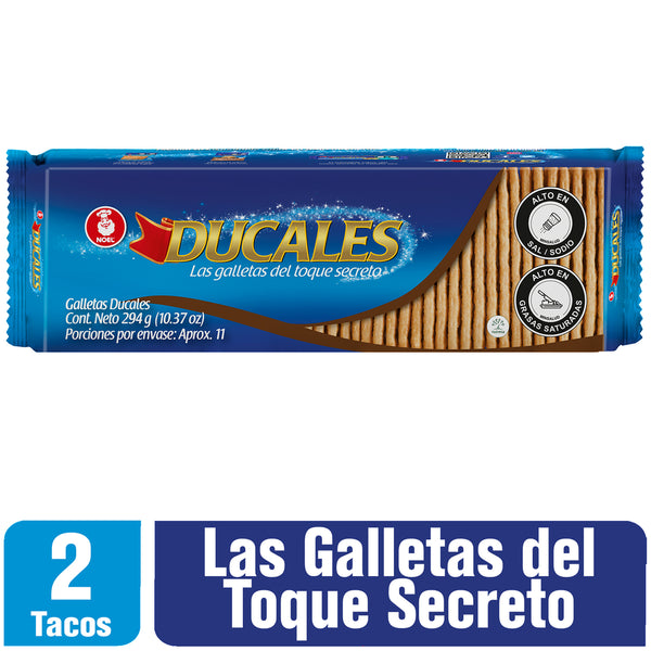GALLETA DUCALES NOEL 2TAC 294G